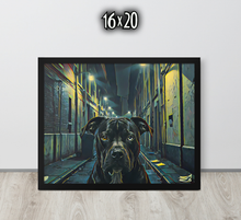 FRAMED POSTER: LOST: Late Night Streets  | MY DAWG COLLECTION