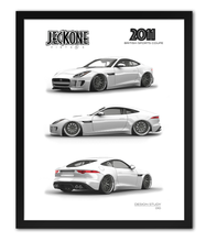 FRAMED POSTER: JECKONE Vintage | Design Study 010 | 2011 British Sports Coupe -STUDY 010