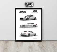 FRAMED POSTER: 2011 British Sports Coupe -Series 010 | JECKONE Vintage | Design Study Archive