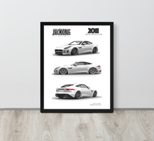 FRAMED POSTER: 2011 British Sports Coupe -Series 010 | JECKONE Vintage | Design Study Archive