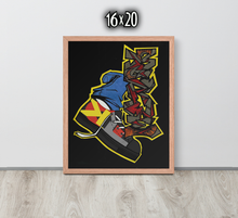 FRAMED POSTER: STOMPED | GRAFFITI COLLECTION