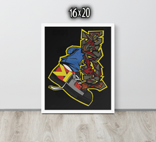 FRAMED POSTER: STOMPED | GRAFFITI COLLECTION
