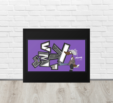 FRAMED POSTER: hustledOUT | GRAFFITI COLLECTION