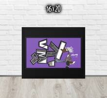 FRAMED POSTER: hustledOUT | GRAFFITI COLLECTION
