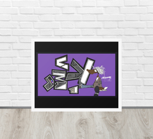 FRAMED POSTER: hustledOUT | GRAFFITI COLLECTION