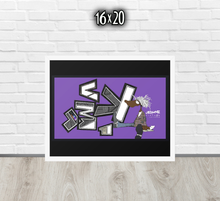 FRAMED POSTER: hustledOUT | GRAFFITI COLLECTION