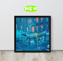 FRAMED POSTER: 132nd street & Madison Avenue -circa 1993: Harlem Streets -The Art Collection