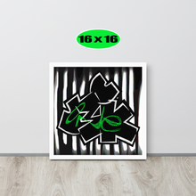 GRAFFITI FRAMED POSTER: perceptioN (Corinthians 4:18)