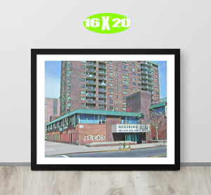 FRAMED POSTER: MINISINK: Harlem Streets -The Art Collection