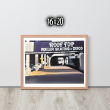 FRAMED POSTER: ROOF TOP : HARLEM COLLECTION