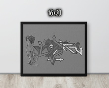 FRAMED POSTER: catchingFeelings | GRAFFITI COLLECTION