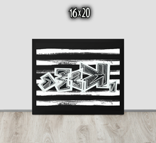 FRAMED POSTER: harDpressed (2 Corinthians 4:8-9) | GRAFFITI COLLECTION