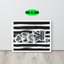 GRAFFITI FRAMED POSTER: harDpressed (2 Corinthians 4:8-9)