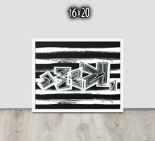 FRAMED POSTER: harDpressed (2 Corinthians 4:8-9) | GRAFFITI COLLECTION