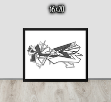 FRAMED POSTER: hateMeNow | GRAFFITI COLLECTION