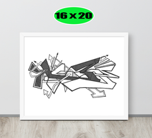 GRAFFITI FRAMED POSTER: hateMeNow