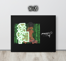 FRAMED POSTER: stackedMatrix | GRAFFITI COLLECTION