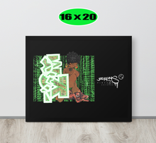 GRAFFITI FRAMED POSTER: stackedMatrix
