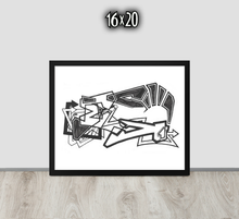 FRAMED POSTER: driven2StayDriving | GRAFFITI COLLECTION