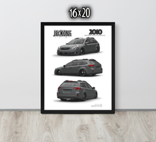 FRAMED POSTER: 2010 Japanese Sports Crossover -Series 011 | JECKONE Vintage | Design Study Archive