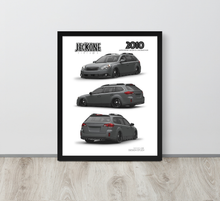 FRAMED POSTER: 2010 Japanese Sports Crossover -Series 011 | JECKONE Vintage | Design Study Archive