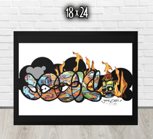 FRAMED POSTER: FIRED | GRAFFITI COLLECTION