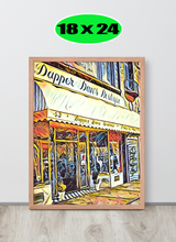 FRAMED POSTER: DAPPER DAN BOUTIQUE : Harlem Streets -The Art Collection