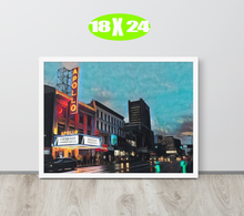 FRAMED POSTER: The Apollo Theatre: Harlem Streets -The Art Collection