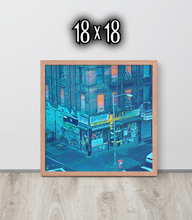 FRAMED POSTER: 132nd street & Madison Avenue -circa 1993 | HARLEM COLLECTION