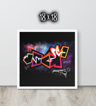 FRAMED POSTER: knockOut | GRAFFITI COLLECTION