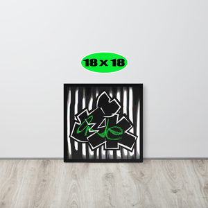 GRAFFITI FRAMED POSTER: perceptioN (Corinthians 4:18)