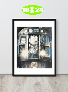 FRAMED POSTER: I'm Up: Harlem Streets -The Art Collection