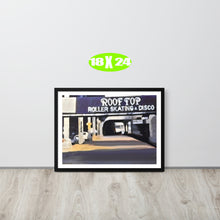 FRAMED POSTER: ROOF TOP : Harlem Streets -The Art Collection