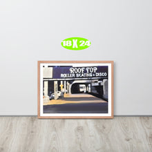 FRAMED POSTER: ROOF TOP : Harlem Streets -The Art Collection