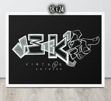 FRAMED POSTER: BLACKout | GRAFFITI COLLECTION