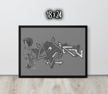FRAMED POSTER: catchingFeelings | GRAFFITI COLLECTION