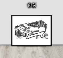FRAMED POSTER: driven2StayDriving | GRAFFITI COLLECTION