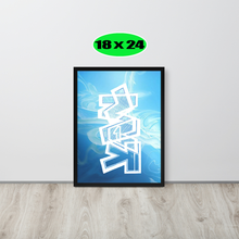 GRAFFITI FRAMED POSTER: happine$s