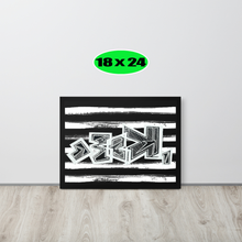 GRAFFITI FRAMED POSTER: harDpressed (2 Corinthians 4:8-9)