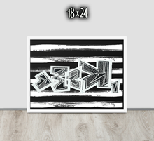FRAMED POSTER: harDpressed (2 Corinthians 4:8-9) | GRAFFITI COLLECTION