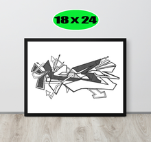 GRAFFITI FRAMED POSTER: hateMeNow