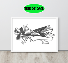 GRAFFITI FRAMED POSTER: hateMeNow