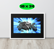 GRAFFITI FRAMED POSTER: theColorOfLOVE