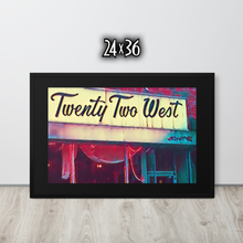 FRAMED POSTER: Twenty Two West | HARLEM COLLECTION