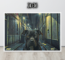 FRAMED POSTER: LOST: Late Night Streets  | MY DAWG COLLECTION