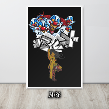FRAMED POSTER: absondFromTriflingLunatics | GRAFFITI COLLECTION