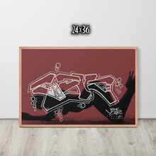 GRAFFITI FRAMED POSTER: abys$alpa$sion