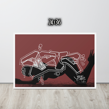 GRAFFITI FRAMED POSTER: abys$alpa$sion