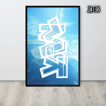 FRAMED POSTER: happine$s | GRAFFITI COLLECTION