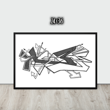 FRAMED POSTER: hateMeNow | GRAFFITI COLLECTION